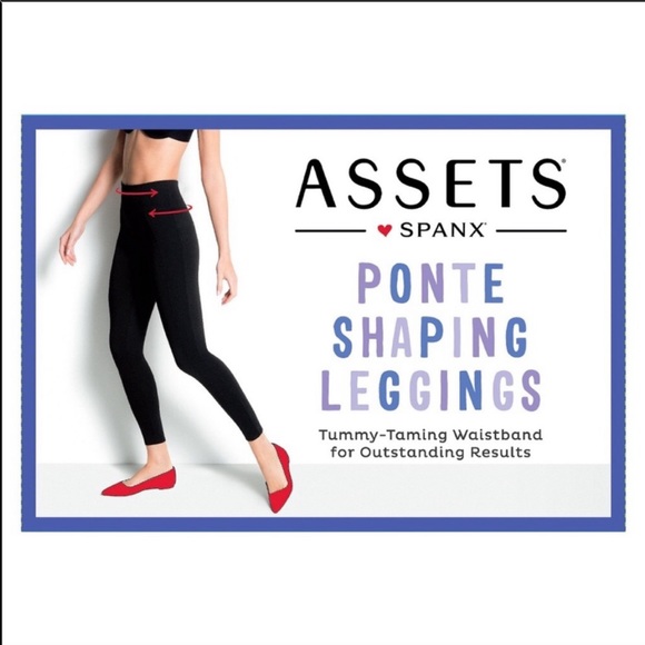 Spanx ASSETS red hot label mesh insert leggings. - Picture 5 of 9